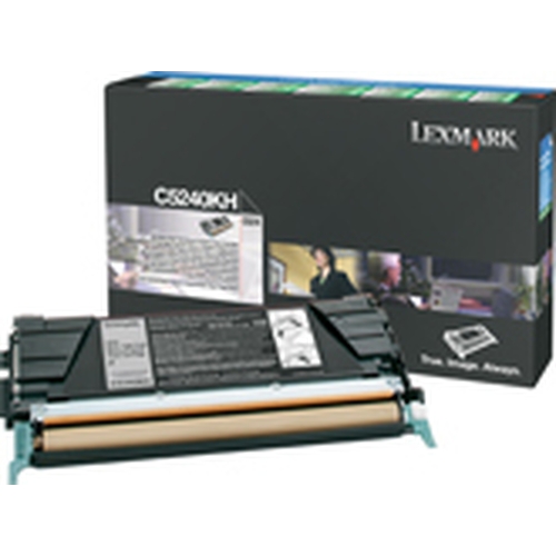 Toner original LEXMARK C5240KH Noir - 8 000 pages