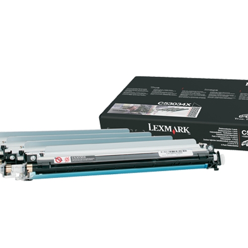 Pack de 4 tambours originaux LEXMARK C53034X - 20 000 pages