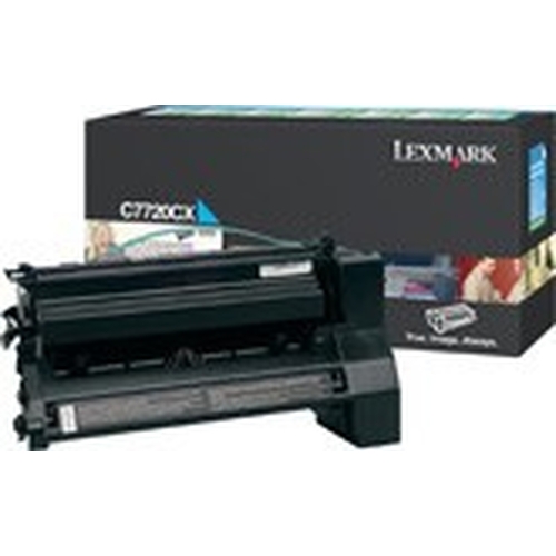 Toner original Lexmark C7720CX cyan 15000 pages