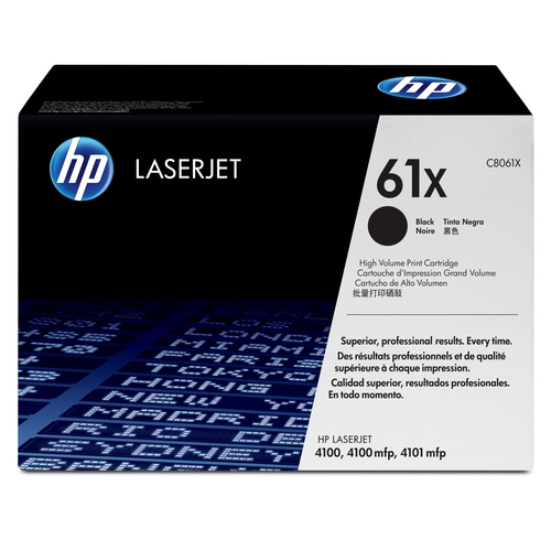Toner original HP C8061X Noir - 10 000 pages