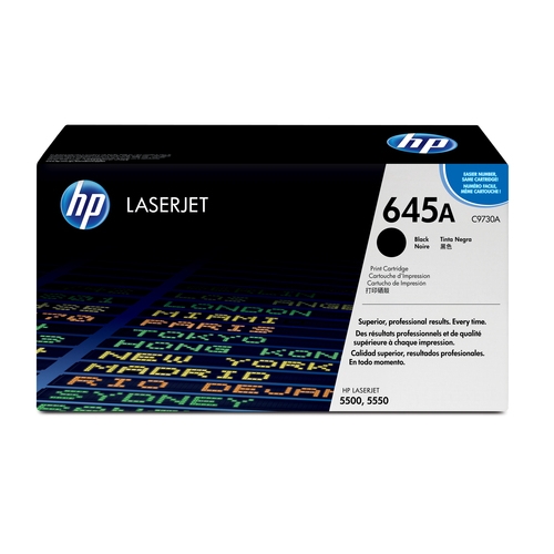 Toner original HP 645A Noir - 13 000 pages