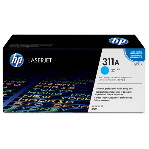 Toner original Hp Q2681A cyan 6000 pages