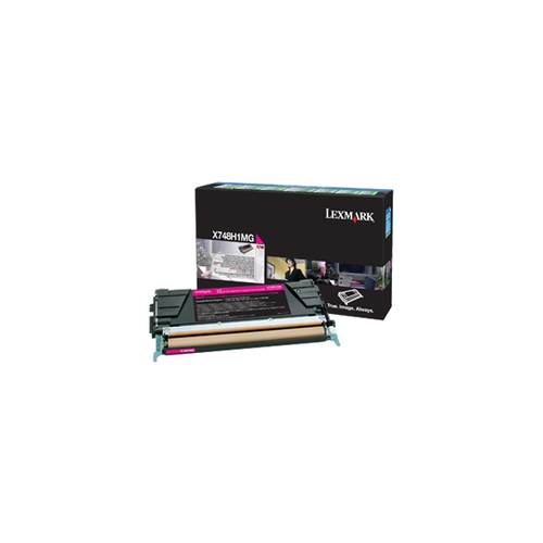 Toner original Lexmark X748H1MG magenta 10000 pages